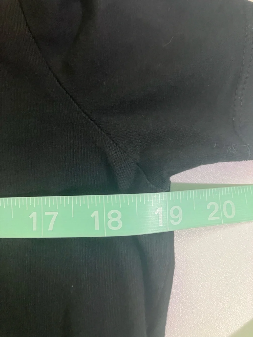 J. Crew Black Cotton T Shirt Size Large